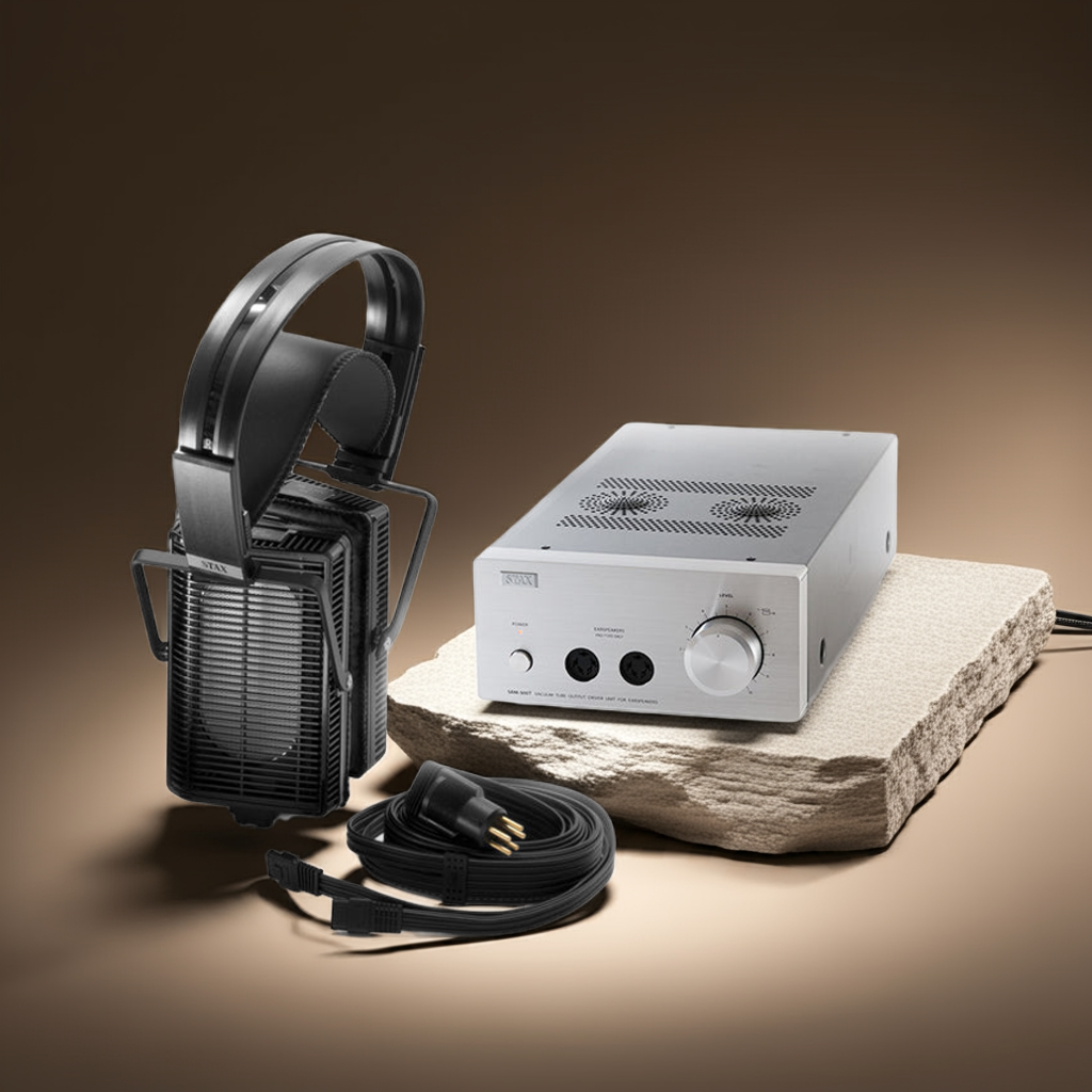 First Listen' Bundle SR-L500MKII + SRM-500T – STAX Headphones First Listen' Bundle SR-L500MKII + SRM-500T – STAX Headphones