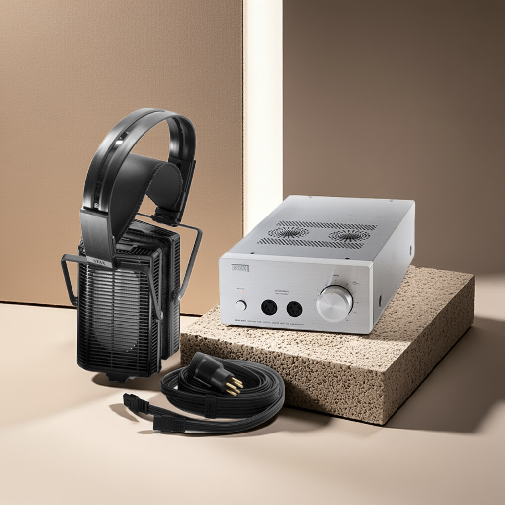 First Listen' Bundle SR-L500MKII + SRM-500T – STAX Headphones First Listen' Bundle SR-L500MKII + SRM-500T – STAX Headphones