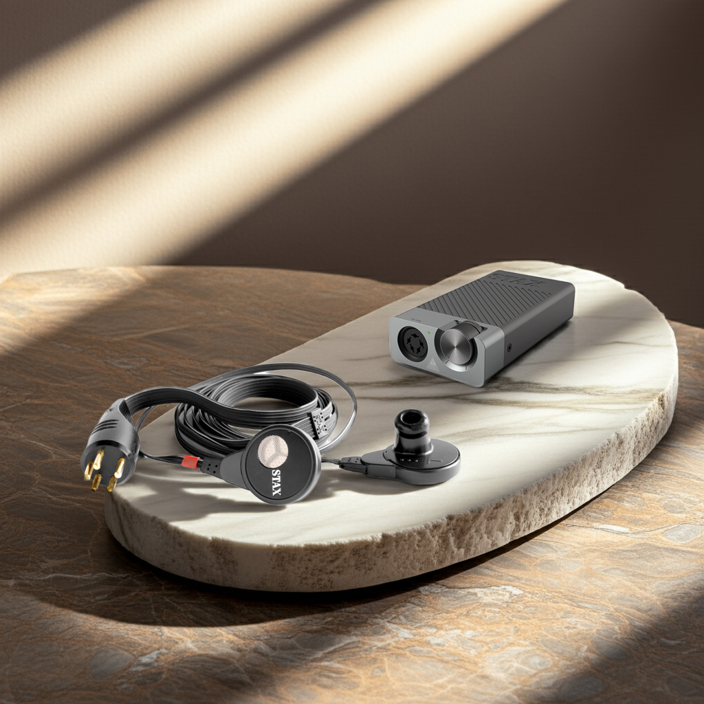 STAX sr003mk2 ces-a1 セット Stax CES-A1 Closed Cover and Ear Tips for SRS-002 and SR-003MK2