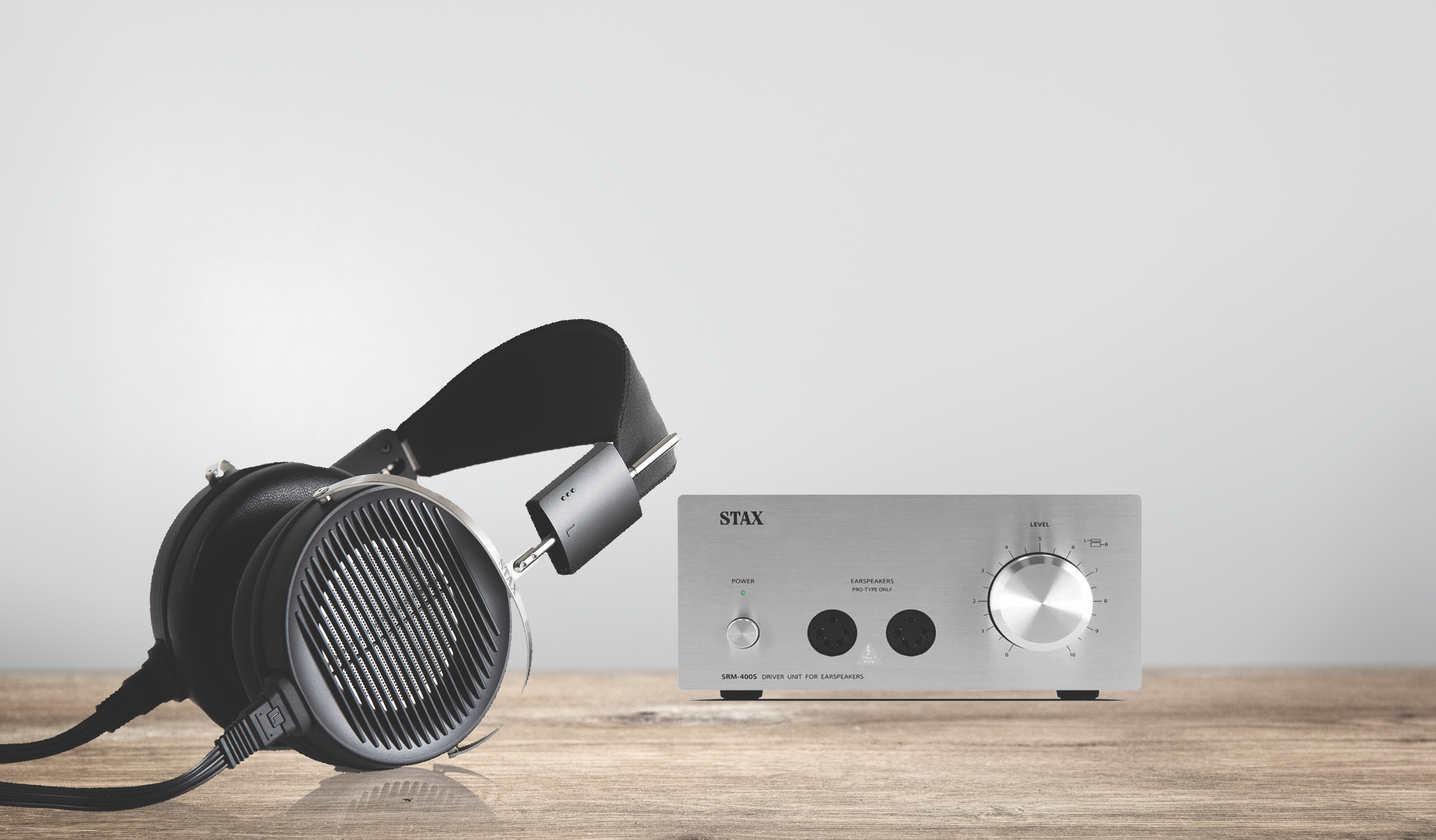 STAX SRM-006T and SR-303 Headphone Ear Speaker System used