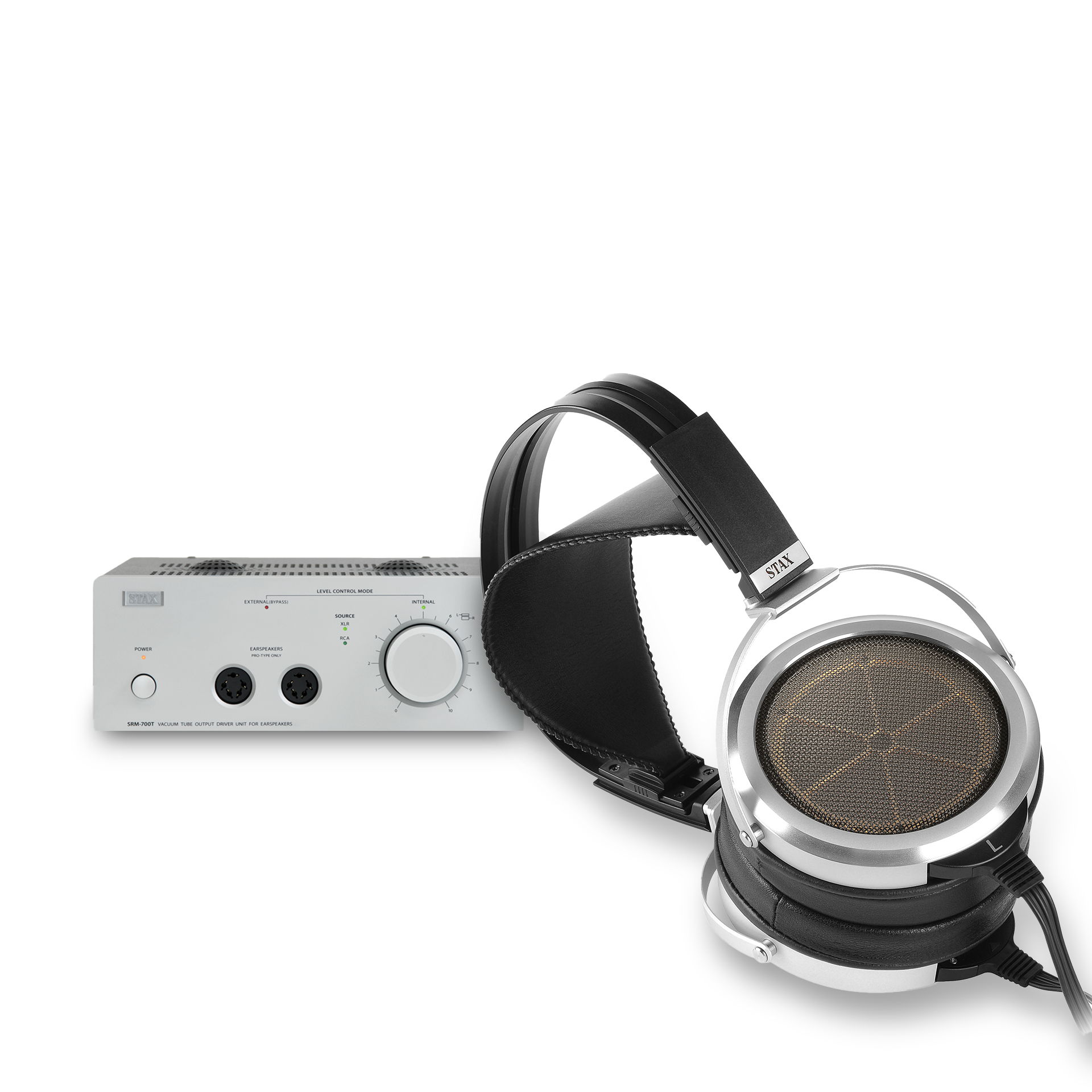 SR-009S Electrostatic Earspeakers + SRM-700T Tube Driver Bundle SR-009S Electrostatic Earspeakers + SRM-700T Tube Driver Bundle